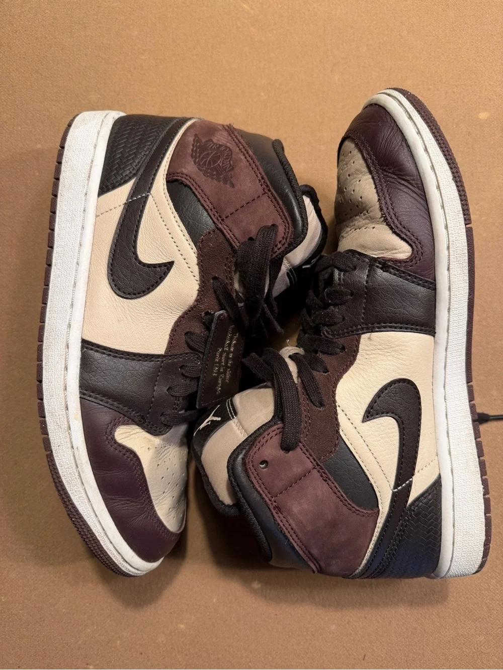 Nike Air Jordan 1 High OG Brown and Cream